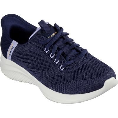 Skechers Ultra Flex 3.0 Easy Step Damen Sneaker In Marineblau/Lavendel