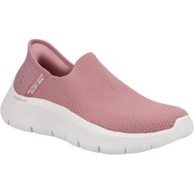 Skechers Go Walk Flex - Sunset View Polyester Damen Rose Sneakers