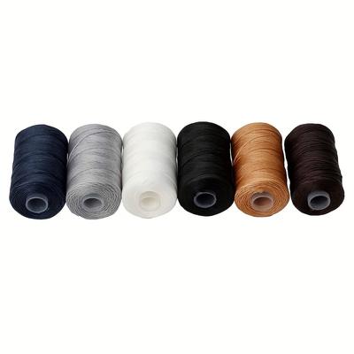 TEMU High Strength Polyester Waxed Thread 150d Braided Leather Sewing Line 100m/spool For Hand Sewing And Crafts - 0.8mm