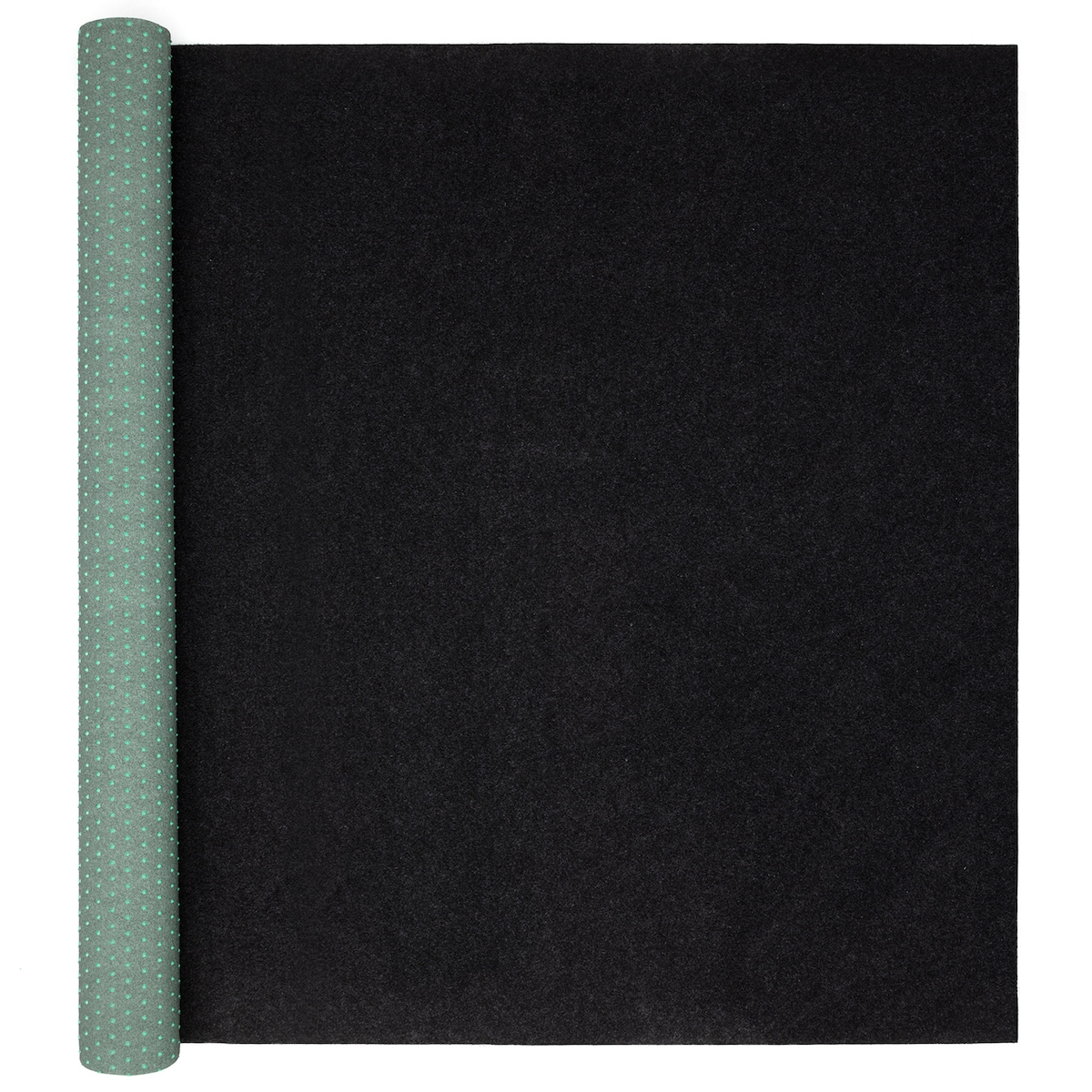 Midori Rasenteppich 133 x 150 cm Schwarz mit Noppen Kunstrasen Teppich Balkon Terrasse Outdoor Image