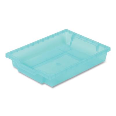 Gratnells F1 Shallow Trays with Antimicrobial Protection for Storage Frames and Trolleys, 1.85 gal, 12.28 x 16.81 x 3.25, Kiwi, 8/Pack (GTSFAS0129P8)