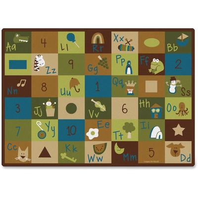 Carpets for Kids 37701 Learning Blocks Rug, Nature, 4'5