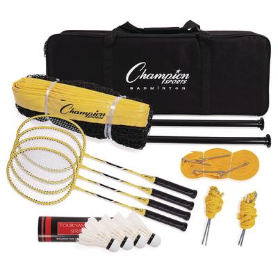 Champion Sports Deluxe Badminton Tournament Set, 28" x 11" (CSICG203)