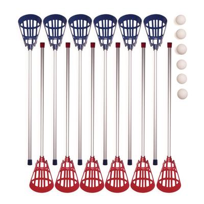 Champion Sports Soft Lacrosse Set, 6 Balls/12 Sticks (CSILAXSR)