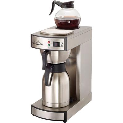 CoffeePro CPRLT Thermal Institutional Brewer, Stainless Steel, 12 Cup, 15-1/2 x 14-3/4 x 17