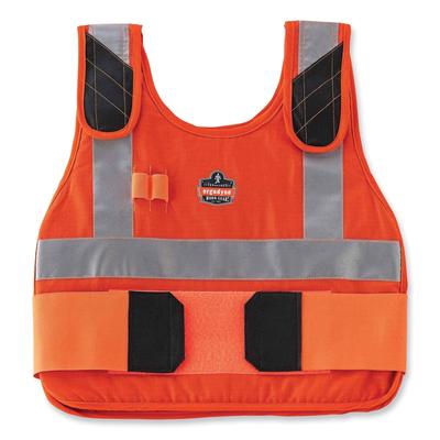 Ergodyne 12206 Chill-Its 6225 Premium FR Phase Change Cooling Vest, Modacrylic Cotton, Large/X-Large, Orange, Ships in 1-3 Business Days