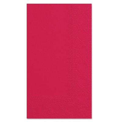 Hoffmaster 180511 Dinner Napkins, 2-Ply, 15 x 17, Red, 1000/Carton - Case of 1000