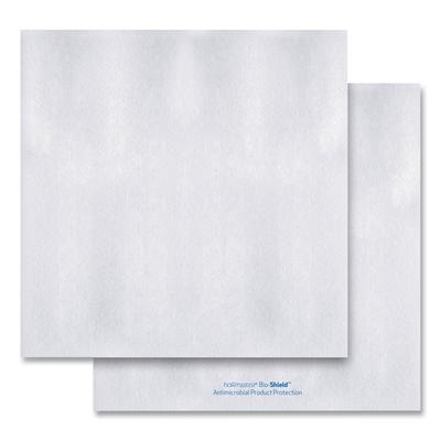 Hoffmaster 253264 Bio-Shield Dinner Napkins, 1-Ply, 17 x 17, 8.5 x 8.5 Folded, White, 300/Carton - Case of 300