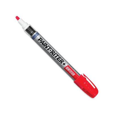 Markal Valve Action Certified Paint Marker, Red (434-96882)