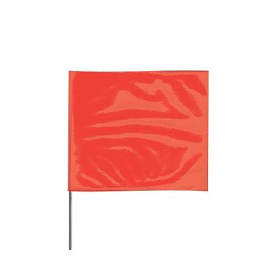 Presco Stake Flags, 2 in x 3 in, 18 in Height, Red Glo (764-2318RG)