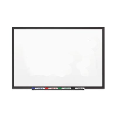 Quartet® 2545B Classic Porcelain Magnetic Whiteboard, 60 x 36, Black Aluminum Frame