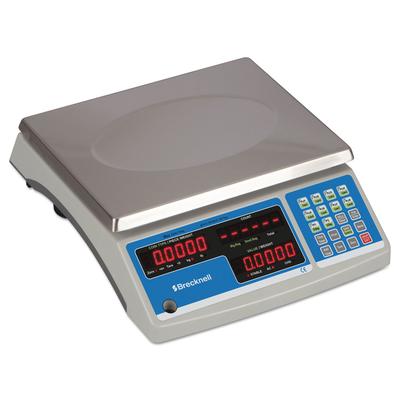 Salter Brecknell B140 Electronic 60 lb Coin & Parts Counting Scale, 11 1/2 x 8 3/4, Gray