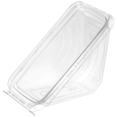 SEPG 357276 Safe-T-Fresh Sandwich Wedges - Storing, Sandwich, Cake, Salad, Food - Clear - Plastic Body - 288 / Carton - Case of 288