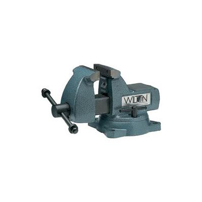 Wilton Mechanics Vises, 4 in Jaw, 3-7/16 in Throat, Swivel Base (825-21300)