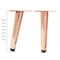 1 pièces de luxe pieds en or Rose meubles en métal canapé meuble TV pieds salle de bain armoire lit Support jambes Table basse pieds de remplacement