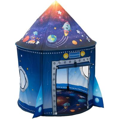 Raketen-Spielzelt für Kinder, Jungen, Mädchen, Astronaut, Raumschiff, Rollenspielhaus, Spiele für