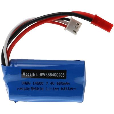 vhbw Akku kompatibel mit Shuang Ma 7014E Modellbau (650mAh, 7,4V, Li-Ion, 53 x 28,5 x 15 mm) Image