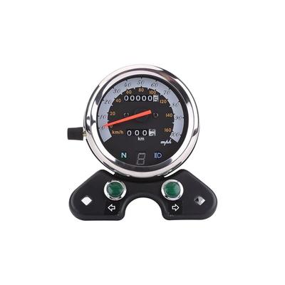Tigrezy - Digitalanzeige Motorrad Tachometer, Universal Motorrad Drehzahlmesser Dual