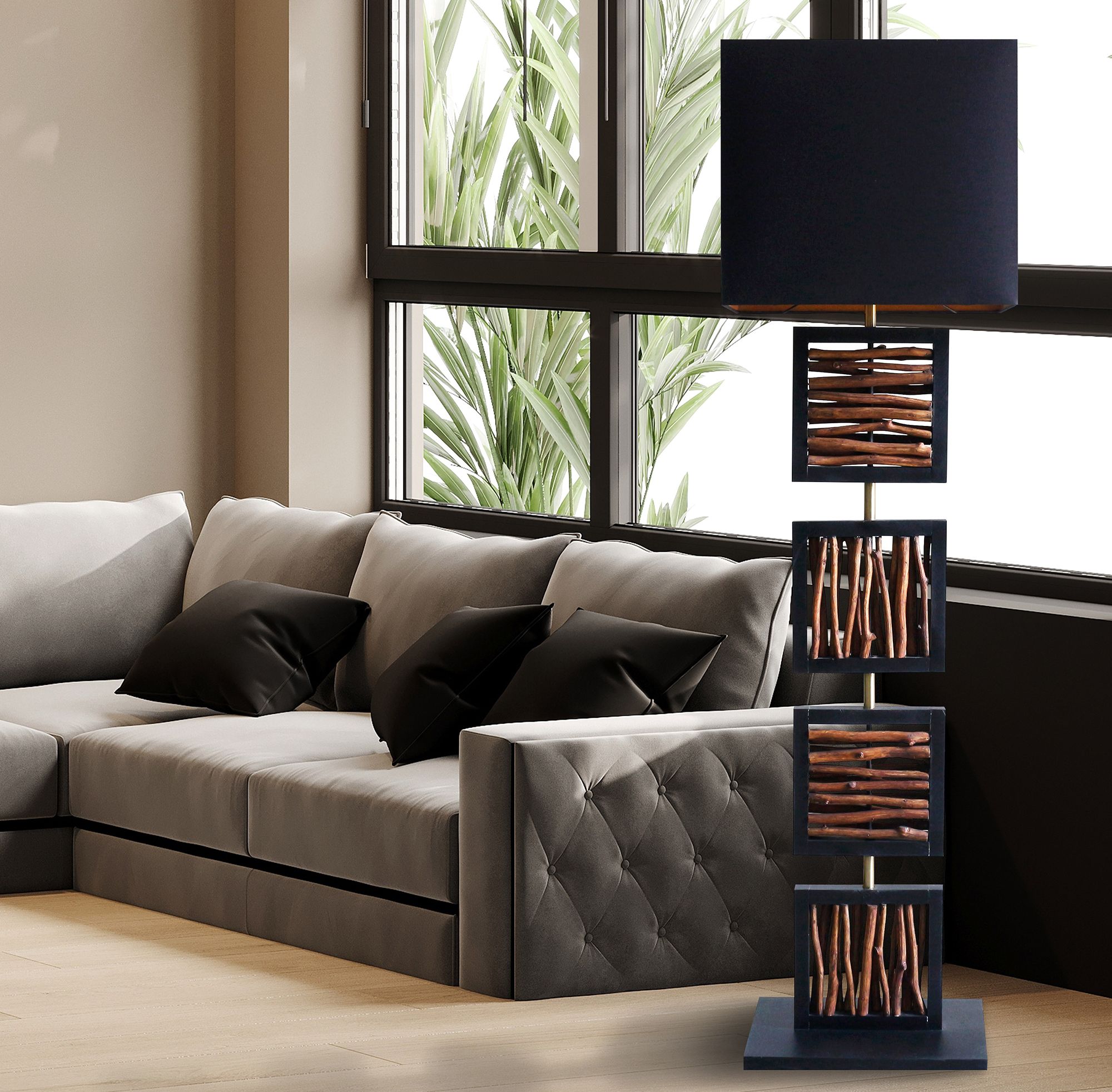 SalesFever »Rimini« Stehleuchte 40x163x20 cm