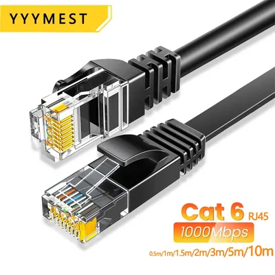 Ethernet-Kabel Cat6 Gigabit High Speed 1000 Mbit/s Internetkabel RJ45 geschirmtes Netzwerk-LAN-Kabel Image