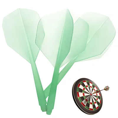 3 Stück integrierte Dart-Flights und -Schäfte, Anti-Fall-Profi-Darts, Kunststoff, integrierte Image