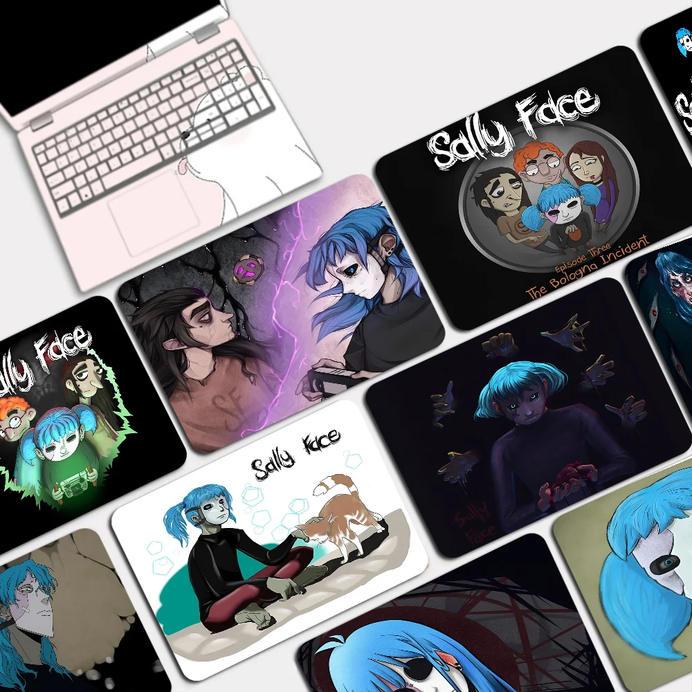 Sally Gesicht 20x25cm Schrank Gaming Computer Laptop Schreibtisch matte Mauspad Maus matte Notizbuch für PC Schreibtisch Pad