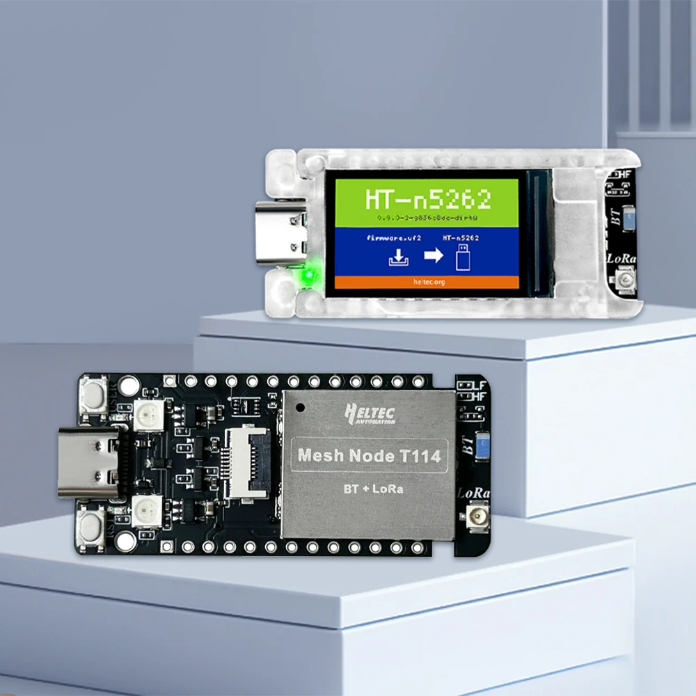 Heltec T114 Meshtastic Meshcore Kit für LoRaWAN Drahtloses SX1262 863MHz 928MHz LoRa-Modul nRF52840 Basisplatine mit LoRa-Antenne Image