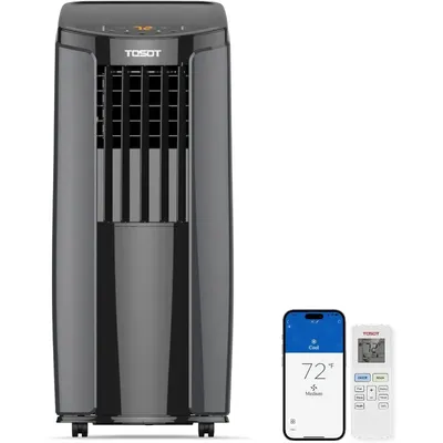 TOSOT 10,200BTU (6,200 BTU SACC) Portable Air Conditioner, Smart Wifi Control, AC Unit with
