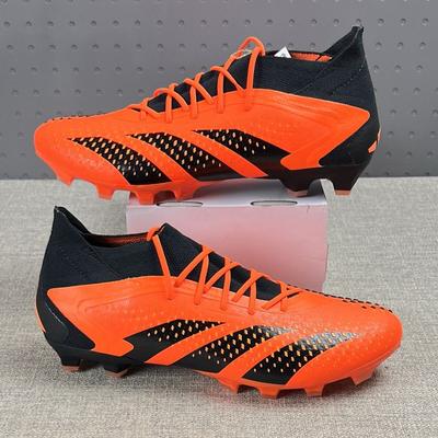 Adidas Shoes | Adidas Predator Accuracy.1 Pro Fg Orange Black Soccer Cleats Gw4625 Mens Size 10 | Color: Black/Orange/Red | Size: 10