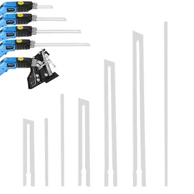 Electric Heating Knife Cutter Blade Nickel Chromium Alloy Foam Slot Bendable Blade Electric Hot Knife Spare Blade Accessories