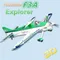 FMS 1020mm F3A Explorer 4CH 3S Aerobatic 3D Sports PNP EPO RC Airplane Radio Control Hobby Model