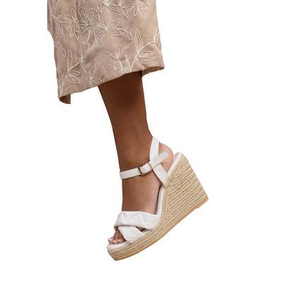 Where's That From - Damen Espadrillen "Lima", Wattiert (Weiß)