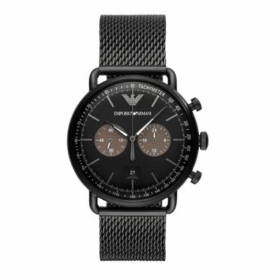 Emporio Armani Herrenuhr Quartz Schwarz