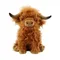 Brown Scottish Highland Cow Plush Toy Baby Cow Stuffed Animal Toy Highland Cow Accompany Plush Toy