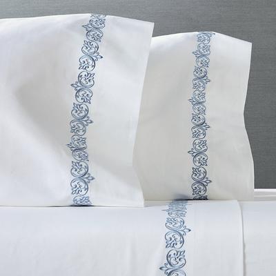 Set of 2 1000 Thread Count Scroll Pillowcases - White, Standard - Frontgate Resort Collection™