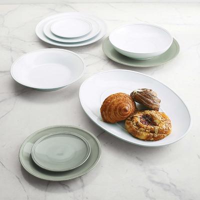 Set of 6 Friso Dinnerware Collection - Sage Green, Pasta Plate in Sage Green - Frontgate