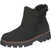 Winterboots WALDLÄUFER "H-LONDON", Damen, Gr. 8 (42), schwarz, Nubukleder, Lammfell, unifarben, casual, Schuhe, Stiefelette, Profilsohle, in Bequemweite G (= weit)