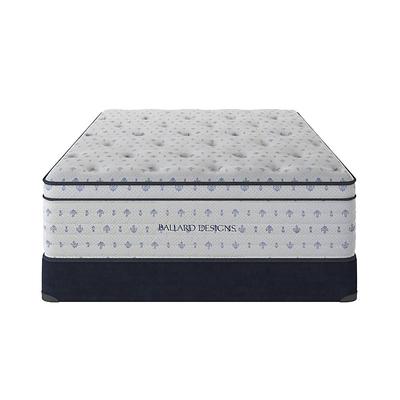 Designs Signature Euro Pillowtop Mattress Set with Foundation - Full, Firm, 5.5