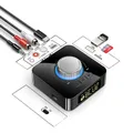 M5 Display a LED Trasmettitore audio Bluetooth Ricevitore 3,5 mm AUX R/L RCA TF/U-Disk Jack Adattatore wireless stereo Controllo IR con microfono