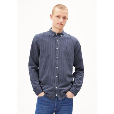 QUAASA STRIPES - Männer Regular Fit Hemd - mehrfarbig (Größe: L)