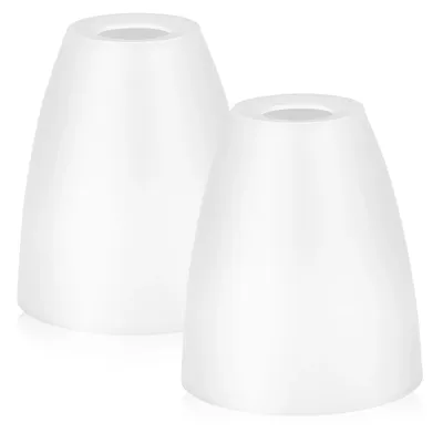 2Pcs Plastic Lampshade Barrel Shades Mini Chandelier E14 Lampshade Desk Lamp Lampshade Supply Table Light Lampshades for Small