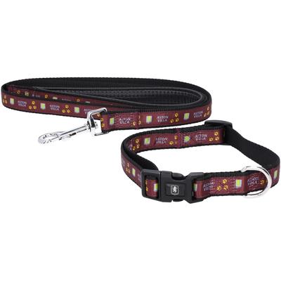 Aston Villa Hundehalsband und -leine – Mittel Image
