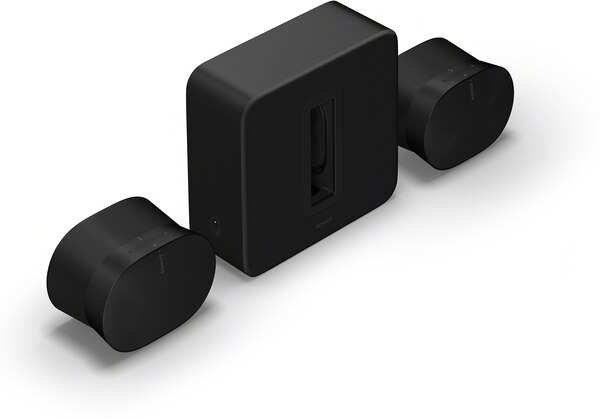 Sonos Sub 4 BK (1), Era 300 BK (2)