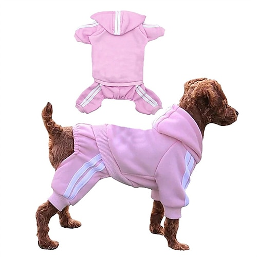 Hund Kapuzensweatshirt Mode Winter Warm Mode Bequem Outdoor Alltagskleidung Innen Hundebekleidung for Klein Mittelgroß Image
