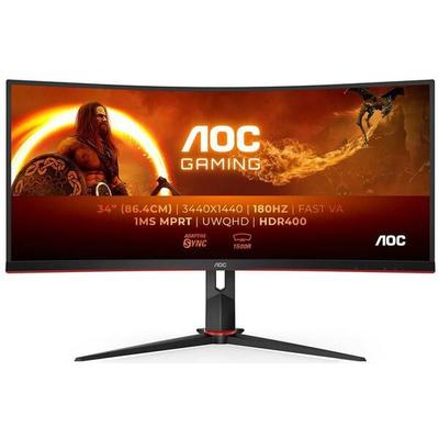 AOC Curved Gaming Monitor »CU34G2XP/BK« 86,4 cm / 34 '' schwarz