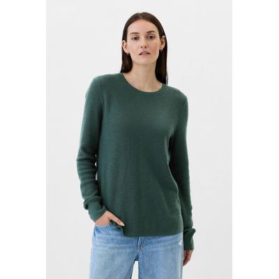 Gap Womens Green Textured Crew Neck Bella Jumper - Green