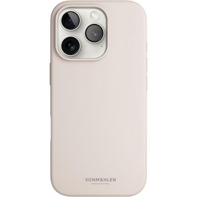 VONMÄHLEN Smartphone-Hülle "iPhone 16 Pro Max, Soft Silicone Case - Cream", beige (cream), B:11cm H:20cm T:2cm, Hüllen