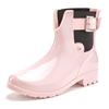 Gummistiefelette VIVANCE, Damen, Gr. 38, rosa (rose), Obermaterial: 100% PVC. Futter: 100% Textilmaterial. Decksohle: 100% Textilmaterial. Laufsohle: 100% Synthetik, unifarben, glänzend, casual, Schuhe Chelseaboots Schlupfboots Gummiboots,...