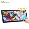 Monitor portatile touch screen da 12,3 pollici HDMI USB-C 1920x720 Barra allungata LCD Mini display secondario per PC portatile Raspberry Pi