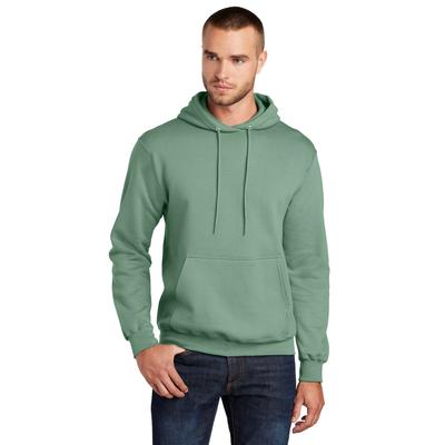 Port & Company PC78H Core Fleece Pullover Hooded Sweatshirt in Laurel Green size 2XL